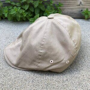 VOBOOM Gatsby Hat Newsboy Cap Khaki Tan One Size 100% Cotton​